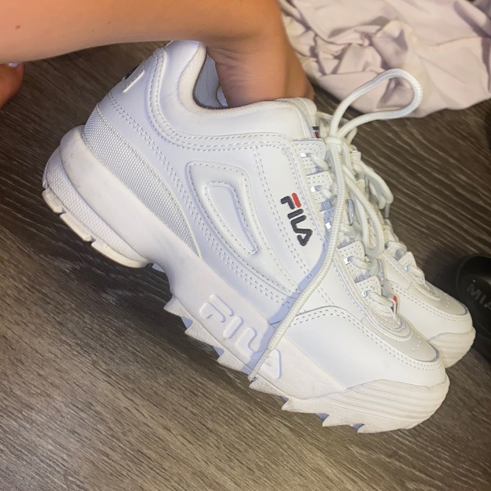 Fila white sneakers